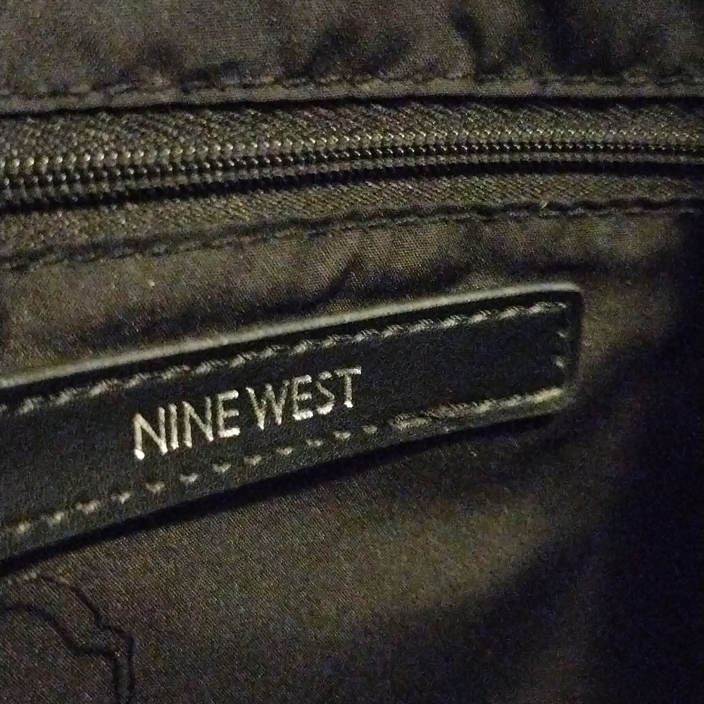Nine West Gray and Black Purse